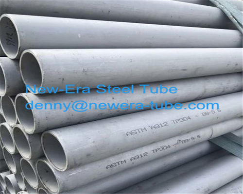 ASTM A312 / A213M TP304 पॉलिश स्टेनलेस स्टील टयूबिंग